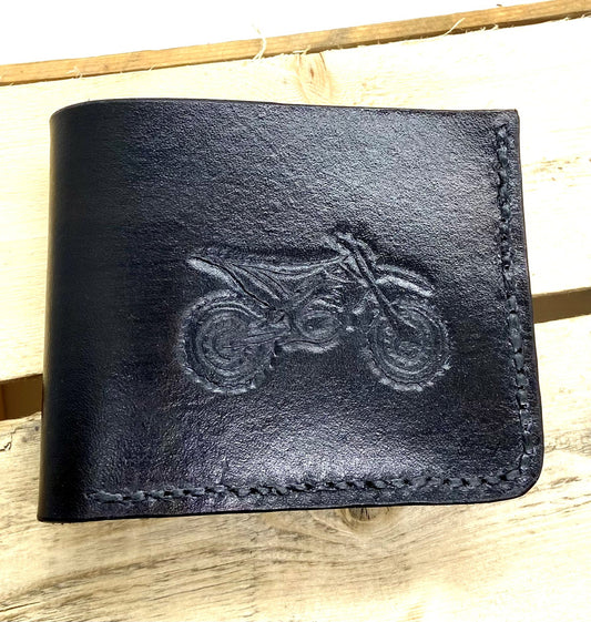 Men Bifold Dirt Bike Wallet